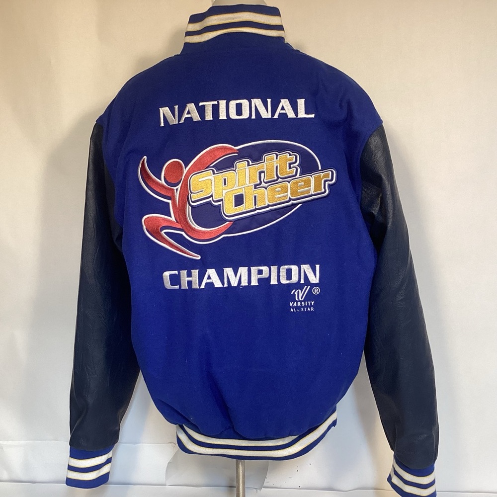 Spirt Cheer National Cheer Champion Varsity Jacket Women’s size medium